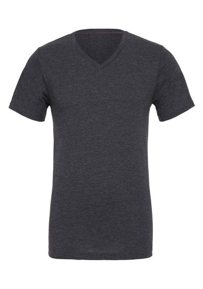 Canvas Unisex Heather CVC V Neck T-Shirt