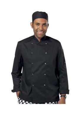 Dennys Long Sleeve Press Stud Chef's Jacket