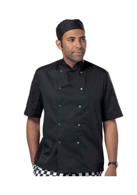 Dennys Short Sleeve Press Stud Chef's Jacket