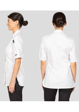 Dennys Ladies Short Sleeve Premium Chef's Jacket