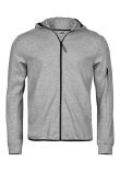 Tee Jays Athletic Hooded Full Zip Sweat Jacket