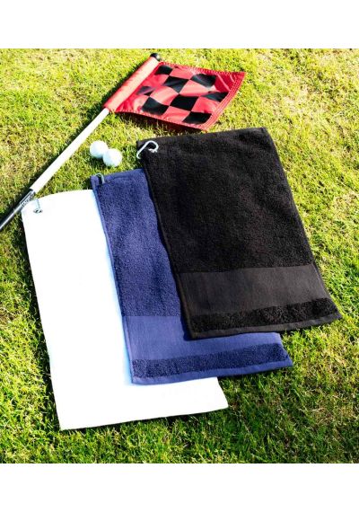 Towel City Printable Border Golf Towel