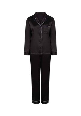 Towel City Ladies Satin Long PJ's