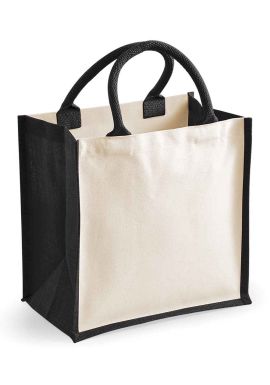 Westford Mill Printers Midi Jute Tote Bag