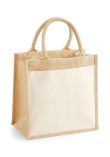 Westford Mill Pocket Jute Midi Tote Bag