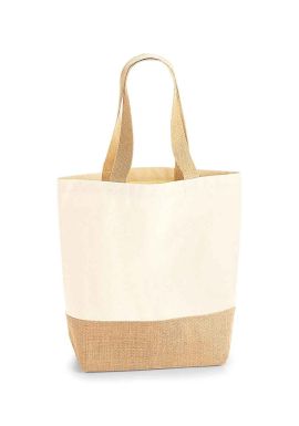 Westford Mill Jute Base Canvas Shopper