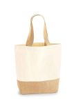 Westford Mill Jute Base Canvas Shopper