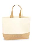 Westford Mill Jute Base Canvas Tote XL Bag