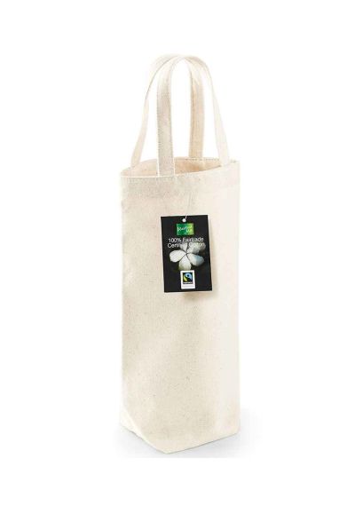 Westford Mill Fairtrade Cotton Bottle Bag