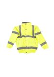 Warrior Hi-Vis Fleece Lined Bomber Jacket