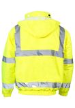 Warrior Hi-Vis Fleece Lined Bomber Jacket