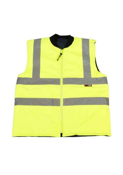 Warrior Hi-Vis Reversible Bodywarmer