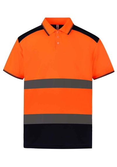 Yoko Two Tone Short Sleeve Polo Shirt