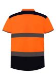 Yoko Two Tone Short Sleeve Polo Shirt