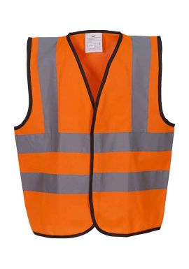 Yoko Kids Hi-Vis Two Band and Braces Waistcoat