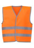 Yoko Kids Hi-Vis Two Band Waistcoat