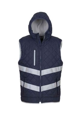 Yoko Hi-Vis Kensington Hooded Gilet