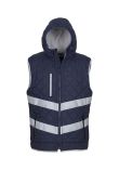 Yoko Hi-Vis Kensington Hooded Gilet