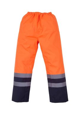 Yoko Hi-Vis Two Tone Waterproof Overtrousers