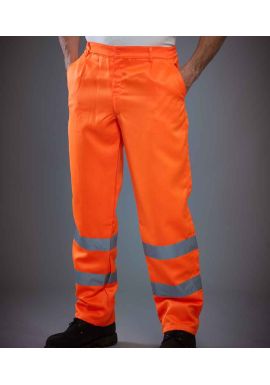 Yoko Hi-Vis Poly/Cotton Work Trousers