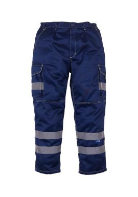 Yoko Hi-Vis Cargo Trousers with Knee Pad Pockets