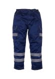 Yoko Hi-Vis Cargo Trousers with Knee Pad Pockets