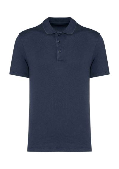 Native Spirit Washed Jersey Polo Shirt