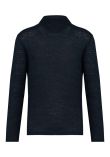 Native Spirit Long Sleeve Linen Polo Shirt