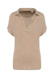 Native Spirit Ladies Linen Polo Shirt