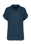 Native Spirit Ladies Linen Polo Shirt