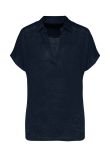 Native Spirit Ladies Linen Polo Shirt