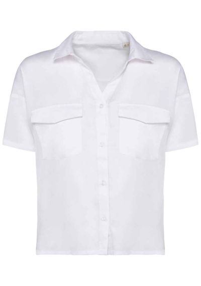 Native Spirit Ladies Short Sleeve Oversized TENCEL Shirt