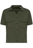 Native Spirit Ladies Short Sleeve Oversized TENCEL Shirt