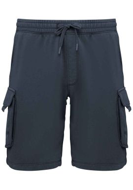 Native Spirit French Terry Washed Effect Cargo Shorts
