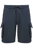 Native Spirit French Terry Washed Effect Cargo Shorts
