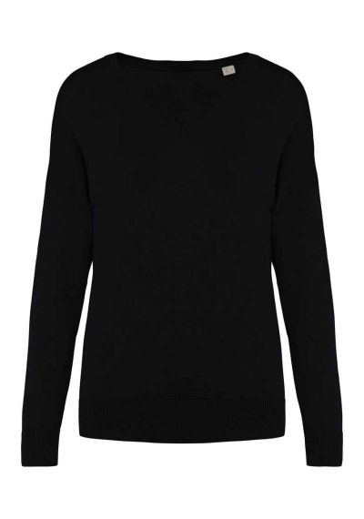 Native Spirit Ladies TENCEL V Neck Sweater