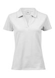 Tee Jays Ladies Luxury Stretch V Neck Polo Shirt