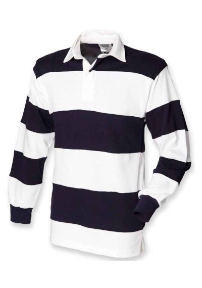 Front Row Sewn Stripe Rugby Shirt