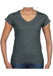 Gildan Ladies SoftStyle V Neck T-Shirt
