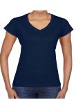 Gildan Ladies SoftStyle V Neck T-Shirt