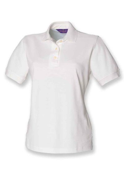 Henbury Ladies Classic Cotton Piqu Polo Shirt
