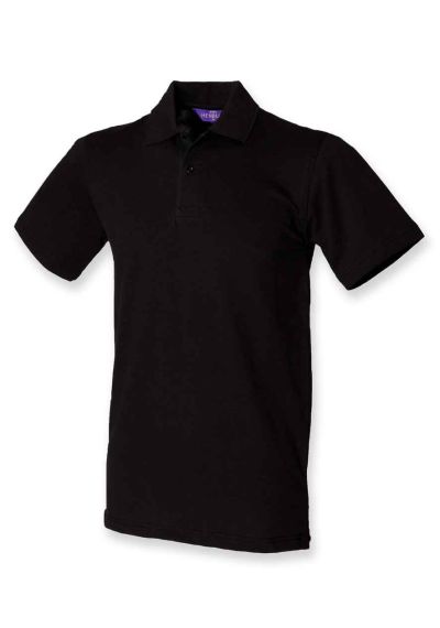Henbury Unisex Stretch Cotton Piqu Polo Shirt
