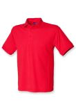Henbury Heavy Poly/Cotton Piqué Polo Shirt
