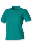 Henbury Ladies Poly/Cotton Piqu Polo Shirt