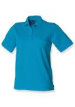 Henbury Ladies Poly/Cotton Piqu Polo Shirt