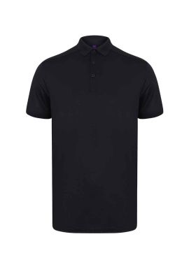 Henbury Slim Fit Stretch Microfine Piqu Polo Shirt