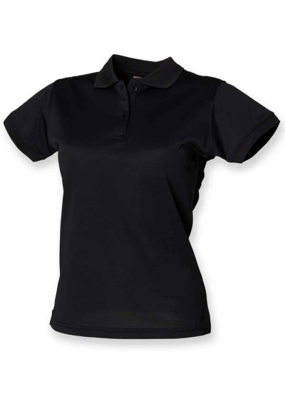 Henbury Ladies Coolplus Wicking Piqu Polo Shirt
