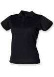 Henbury Ladies Coolplus Wicking Piqu Polo Shirt