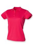 Henbury Ladies Coolplus Wicking Piqu Polo Shirt