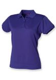 Henbury Ladies Coolplus Wicking Piqu Polo Shirt